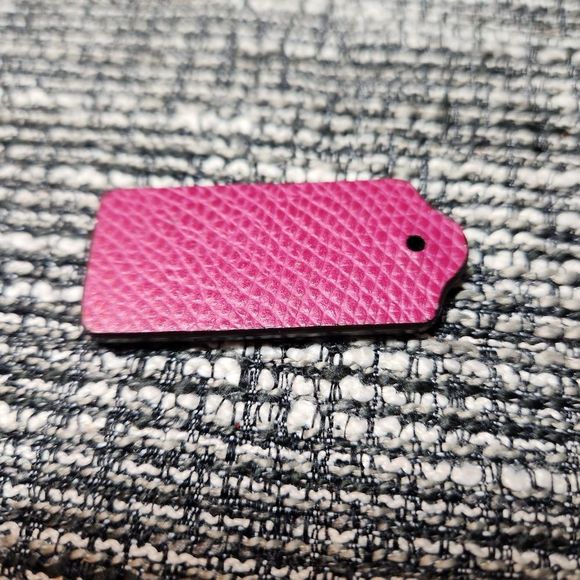 5/$20 Coach Logo New York Pink Purse Tag Only - Picture 5 of 9
